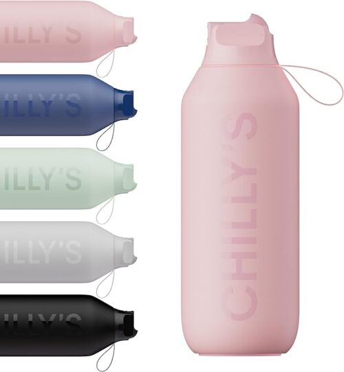 Chilly's Series 2 Flip Water Bottle with Sports Flip Lid